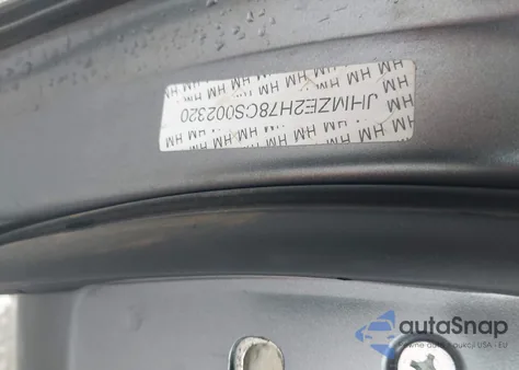 2012 Honda Insight Ex from USA, damaged, VIN JHMZE2H78CS002320